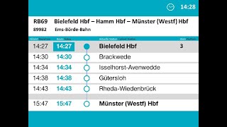 [ERB] Ansagen RB69 Bielefeld - Münster