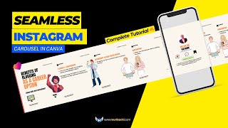 How To Create SEAMLESS INSTAGRAM POST CAROUSEL CANVA In 2024? - Complete Tutorial 🔥