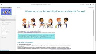 Dynamic Study Modules for Accessibility
