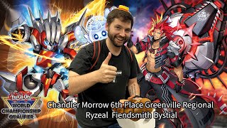 Yu-Gi-Oh! 6th Place Greenville Regional Ryzeal Fiendsmith Bystial Deck Profile (ft. Chandler Morrow)