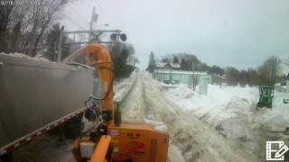 Snow blowing  (Big Snowblower)