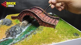 Building a Realistic River Bridge Diorama