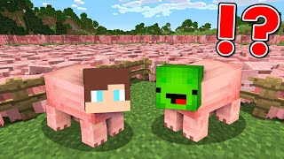 Escape Or Get Eaten As Pigs in Minecraft