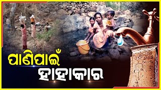 ଖରା ଆରମ୍ଭରୁ ପାଣି ପାଇଁ ଡହଳବିକଳ, ଦେଖନ୍ତୁ କିଭଳି ଖରାରେ ମହିଳା ମୁଣ୍ଡରେ ମାଠିଆ ଧରି ଯାଉଛନ୍ତି...