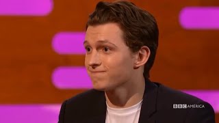 tom holland being confused and awkward for 7 minutes