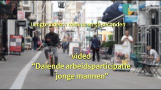 Dalende arbeidsparticipatie van jonge mannen