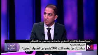 القرار 2703 بخصوص الصحراء المغربية .. تحليل أمين السعيد