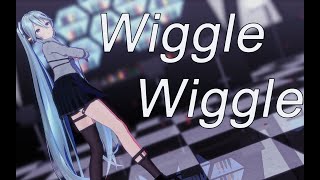 【VOCALOID MMD／4K／60FPS】Hatsune Miku【Wiggle Wiggle】