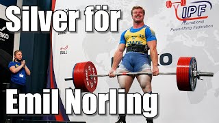 VM I STYRKELYFT | Emil Norling 905 kg @ 105