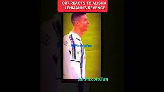 Cristiano Ronaldo's reaction to Alisha Lehmann's revenge