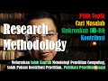 Research Methodology (Metodologi Penelitian): Memahami Salah Kaprah Praktek Penelitian Informatika