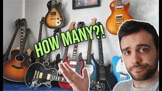 How Many Guitars Do I Have?? || Home Studio Tour 2019