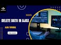 How to delete data using ajax   ||  remove data from database in ajax  and php