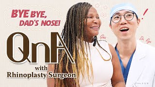 Asking my rhinoplasty surgeon questions before my surgery! | Gina and Dr. Ryu✨✨✨