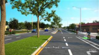 Prospect Road Complete Streets Animation