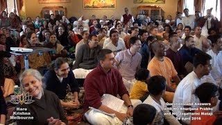 Questions and Answers - HG Bhurijana Prabhu and HG Jagattarini Mataji