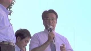 【東京都知事選2016】目黒駅西口街頭演説会（岡田克也代表・杉尾秀哉参院議員）2016年7月30日