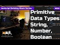 Learn primitive data types - Javascript Building Blocks 4 - Learn Javascript