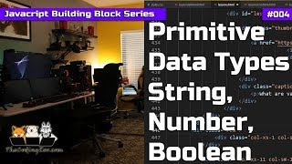 Learn primitive data types - Javascript Building Blocks 4 - Learn Javascript