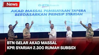 Gandeng BP Tapera, BTN Gelar Akad Massal KPR Syariah di Palembang