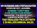 My husband and stepdaughter kicked me out, unaware I'm a CEO with $30 million annual sales.