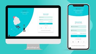 Sliding Signin and Signup Form with Tailwind CSS & Javascript