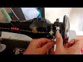 Filling thread on Bobbin , Usha को  umbrella sewing machine को बोबिन मा धागो लगाउने तरिका