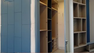 Wardrobe design/ដេគ័រទូរសំលៀកបំពាក់ #woodworking #shorts #diy