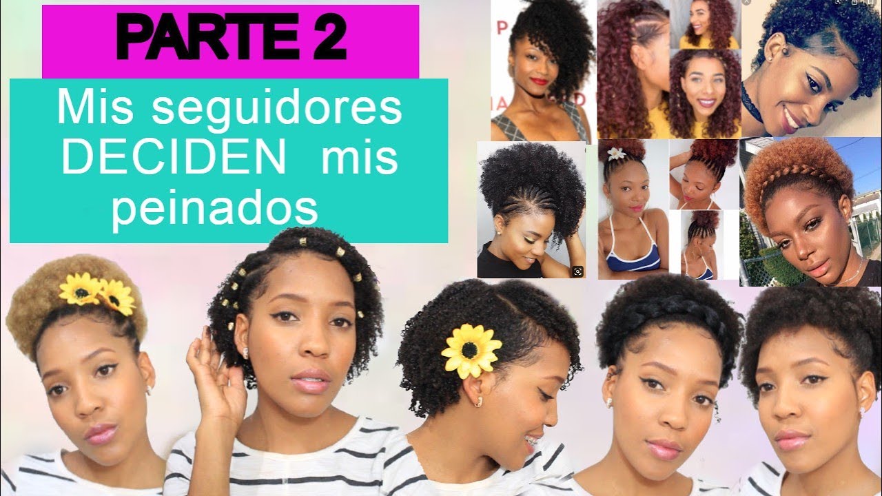 Peinados Tumblr Facìles Para Cabello Corto Afro- Rizado/ Luisanna_cf ...