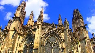 Bordeaux Cathedral, France - Cathedral of Saint Andrew - Free HD Stock Footage