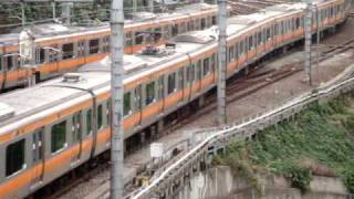 中央線 各駅停車 E233系10両＠水道橋～御茶ノ水