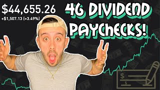 I Got 46 PAYCHECKS from Robinhood! Dividend Investing Passive Income!