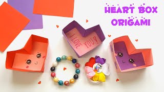 Origami heart gift box | DIY paper craft