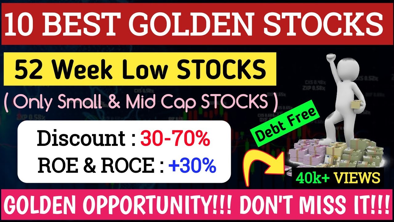 Golden Stocks | 52 Week Low Stocks To Buy Now | Best Stocks To Buy Now ...