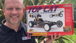 Unboxing The TOP CAT, Championship Winning 2WD Schumacher Vintage RC Buggy. Kit K178