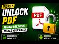 🔓 🚀 Build a Professional PDF Toolkit App | Episode 5: Unlock Password Protected PDF