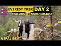 Nepal Everest Trek | Day 2 | Phakding To Namche Bazaar 🇳🇵(this changed my life)