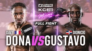 FULL FIGHT: Davy Dona vs Dionico Gustavo | Karate Combat 38