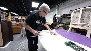 Boss Leather Factory Tour-  Upholsterers Pit