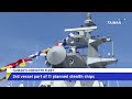 taiwan s navy welcomes newest stealth corvette taiwanplus news