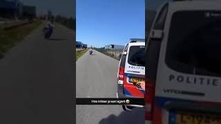 meneer de politie agent kom dan als je lef hebt #shorts #politie