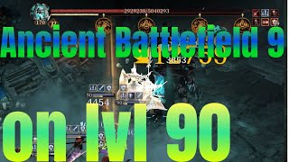 Ancient Battlefield 9 on level 90 in the first day  - Dragonheir: Silent Gods