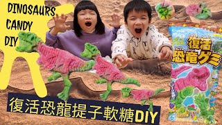 DIY 復活恐龍...軟糖 Funny Dinosaur Candy  * Happy Summer Channel 第57集(中/Eng Sub)