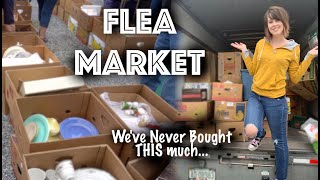 NEVER Bought THIS Much. Won't Fit it in THE CAR! | Flea Market Shop With ME | Reselling