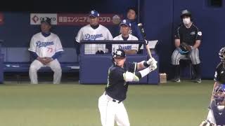 -2023.04.05-【NPB】１回表 柳裕也 村上宗隆に押し出し四球でいきなり先制点 とベンチの立浪監督 中日ドラゴンズ（vs東京ヤクルト）