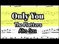 Only You Alto Sax Sheet Music Backing Track Play Along Partitura