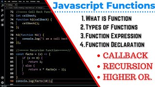 JavaScript Functions | Learn Coding
