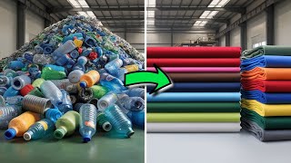 From waste to resources: Amazing Recycling Process Transform Plastic Bottles into Recycled Polyester