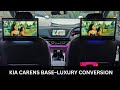 KIA CARENS BASE~LUXURY CONVERSION #afto #coimbatore #carmodification #kia #kiacarens #shorts #cars