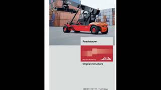 Linde Rechstacker H1468 Series C4020 4535CH C4230 4540 TL Service Training Manual